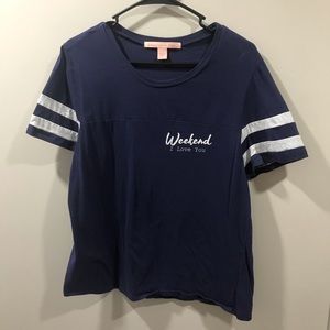 Rebellious One Navy Blue Graphic T-Shirt